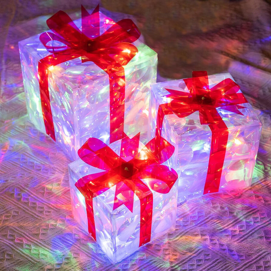 Lighted present box